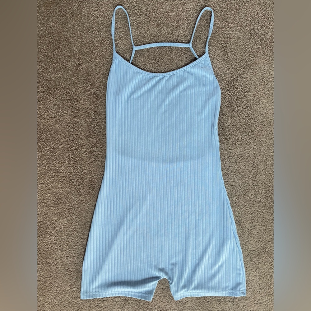 SHEIN EZwear 2 Solid Cami Rompers
